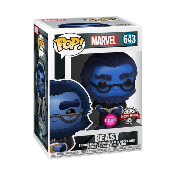 X - Men (2000) - Beast Flocked 20th Anniversary US Exclusive Pop! Vinyl - Gametraders Modbury Heights