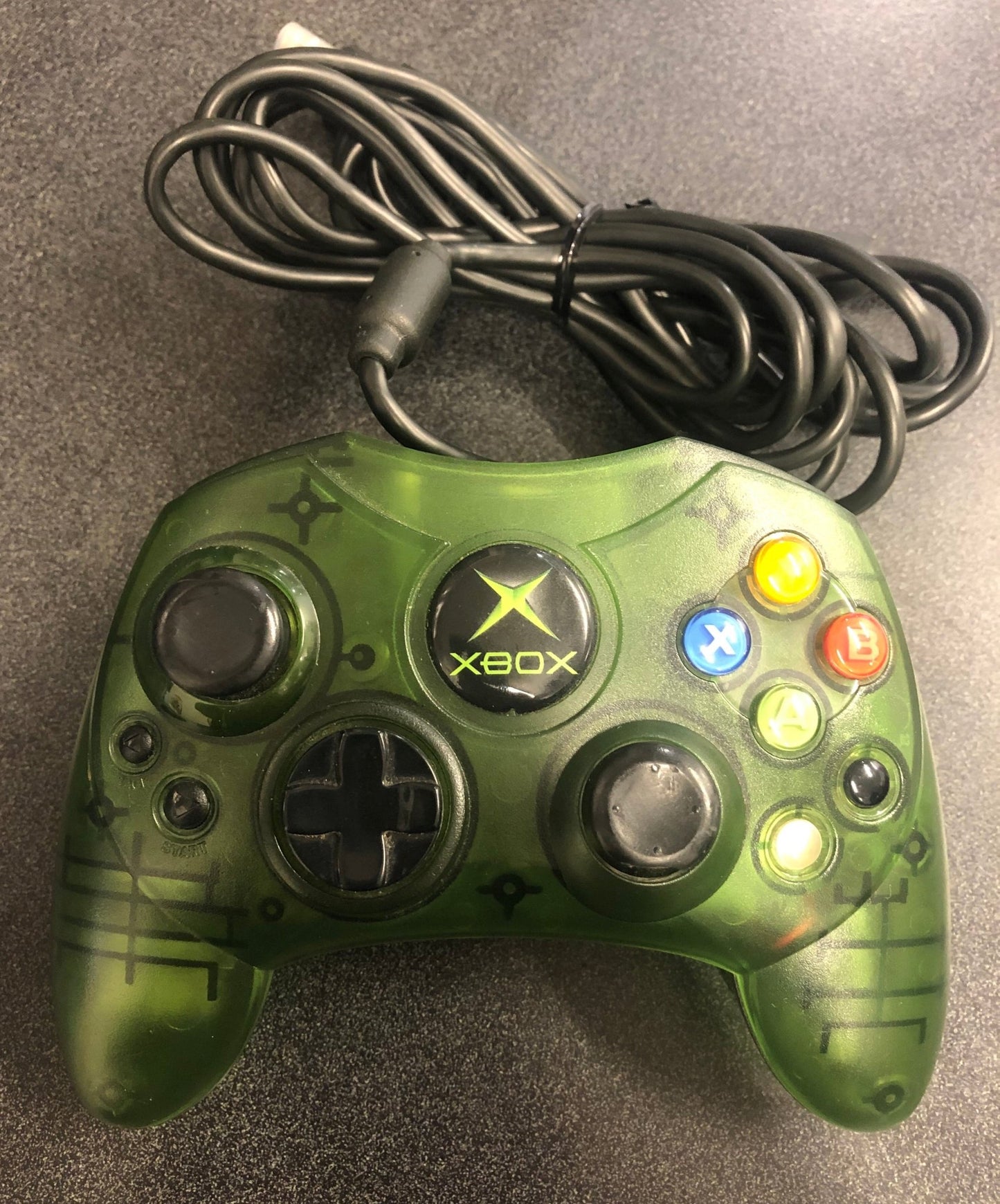 XBox Transparent Green Original Controller - Gametraders Modbury Heights