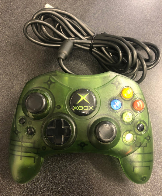 XBox Transparent Green Original Controller - Gametraders Modbury Heights