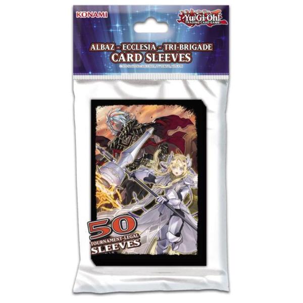 YuGiOh - Albaz - Ecclesia - Tri - Brigade Card Sleeves 50ct - Gametraders Modbury Heights