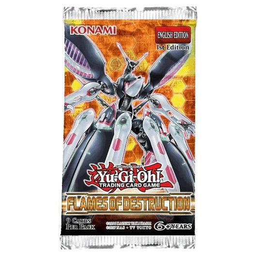 YuGiOh Flames Of Destruction Booster - Gametraders Modbury Heights