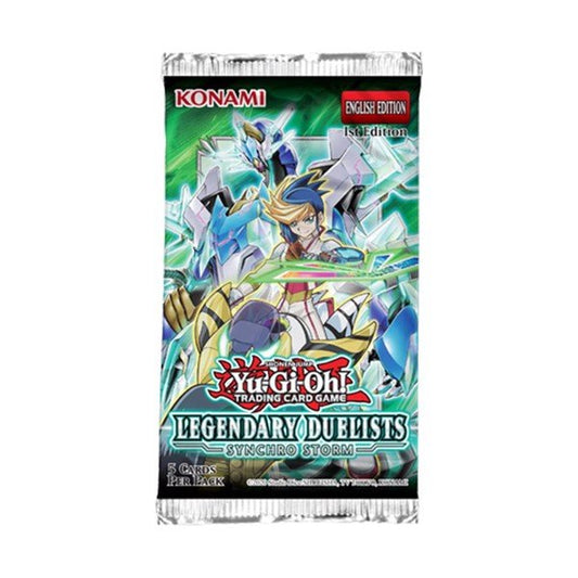 Yugioh - Legendary Duelists Synchro Storm Booster Pack - Gametraders Modbury Heights