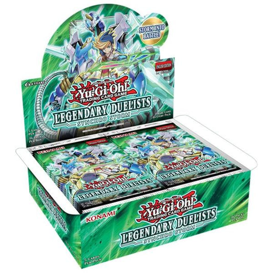 Yugioh - Legendary Duelists Synchro Storm Sealed Booster Box - Gametraders Modbury Heights