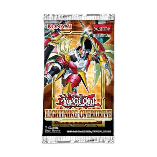 Yugioh - Lightning Overdrive Sealed Booster Pack - Gametraders Modbury Heights