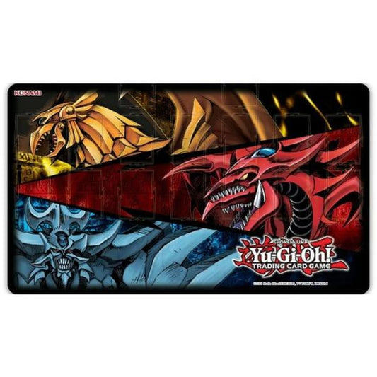 Yugioh - Slifer, Obelisk & Ra Game Mat - Gametraders Modbury Heights