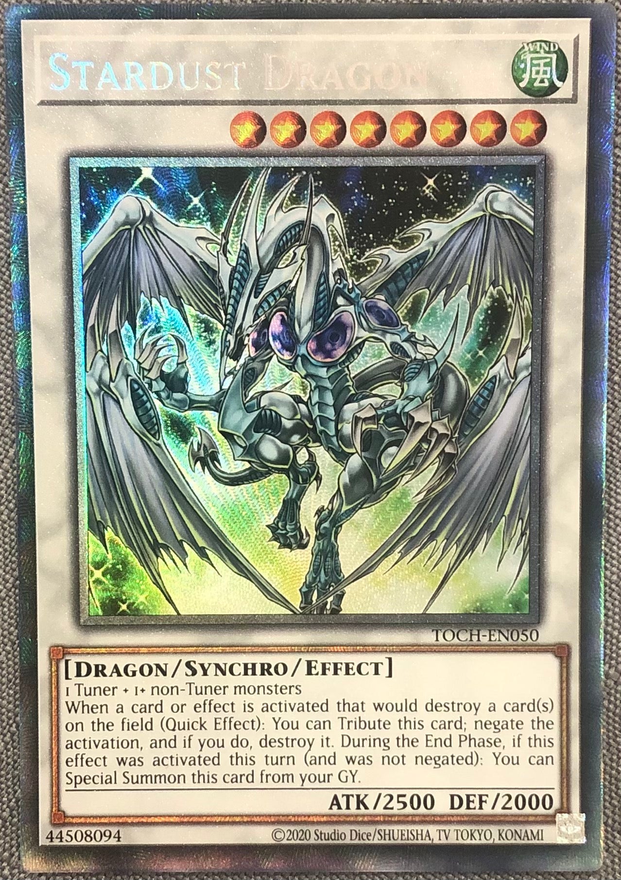 Yugioh - Stardust Dragon TOCH - EN050 Collectors Rare Unlimited Single - Gametraders Modbury Heights